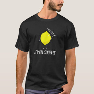 T-shirt Easy Peasy Lemon Squeezy Summer Joke Lemon Graphic