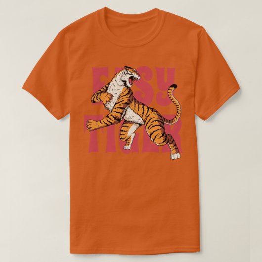 T-shirt Easy Tiger Bengale Big Cats Faune (Design devant)