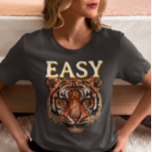 T-shirt Easy Tiger Portrait Faux Sequin look tendance