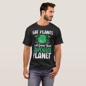 T-shirt Eat Plants And Support Earths Day Save Planet Tank (Devant entier)
