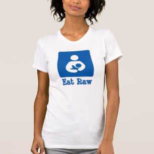 T-shirt Eat Raw Allaitement / Icône de soins infirmiers