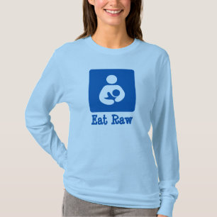 T-shirt Eat Raw Allaitement / Icône de soins infirmiers
