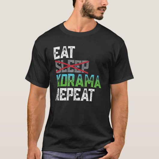 T-shirt Eat Sleep (Devant)