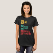 T-shirt Eat Sleep Aerospace Engineering  Engineer  Graphic (Devant entier)