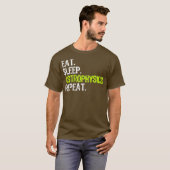 T-shirt Eat Sleep Astrophysics Repeat Funny Gift (Devant entier)