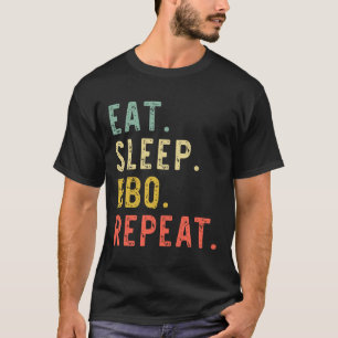T-shirt Eat Sleep Bbq Répéter Rbecue Rbeque Funny Vintage