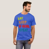T-shirt Eat Sleep Do Gens Repeat DBD Gaming (Devant entier)