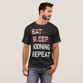T-shirt Eat Sleep Gooning Repeat Funny Gooner (Devant entier)