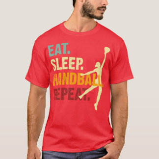 T-shirt Eat Sleep Hanball Repeat