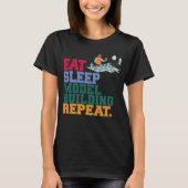 T-shirt Eat Sleep Model Building Repeat Model Builder Arch (Devant)