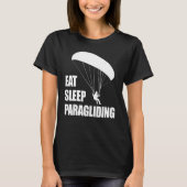 T-shirt Eat Sleep Paragliding Repeat Men Paraglider Adven (Devant)