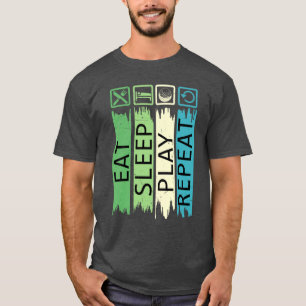 T-shirt Eat Sleep Play Repeat