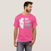 T-shirt Eat Sleep Smash Repeat Funny Pickleball (Devant entier)