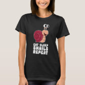 T-shirt Eat Sleep Snails Repeat (Devant)