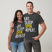 T-shirt Eat Sleep Spin Repeat Gift Spinning Class (Unisexe)