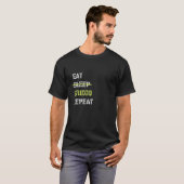 T-shirt Eat Sleep Studio Répéter l'architecture T (Devant entier)
