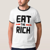 T-shirt EAT the RICH (Devant)