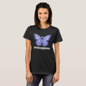 T-shirt Eating Disorders Awareness Month Periwinkle Ribbon (Devant entier)