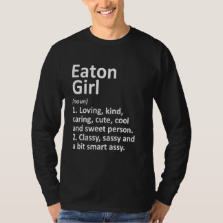 T-shirt Eaton Girl Co Colorado Funny City Accueil Racines