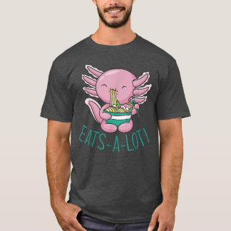 T-shirt EATSALOTL RAMEN Japon Axolotl MangerNoodle japonai