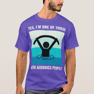T-shirt Eau Aérobic fitness aquatique Aqua Exercice 22