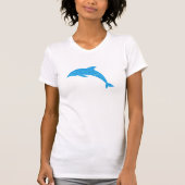 T-shirt Eau Bébé Dolphin Vagues Chemise (Devant)