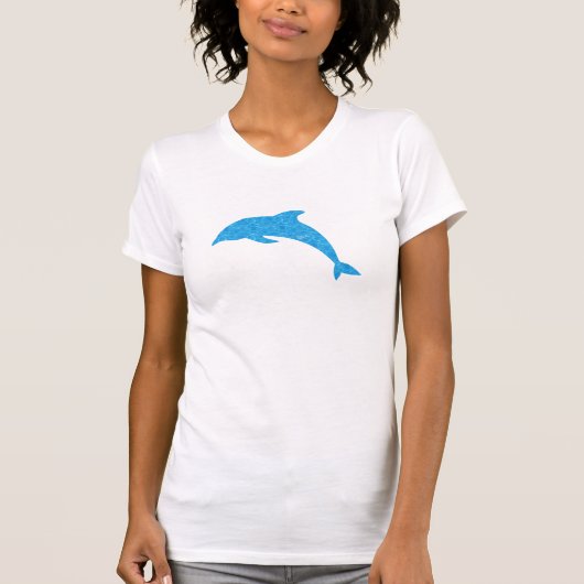 T-shirt Eau Bébé Dolphin Vagues Chemise (Devant)