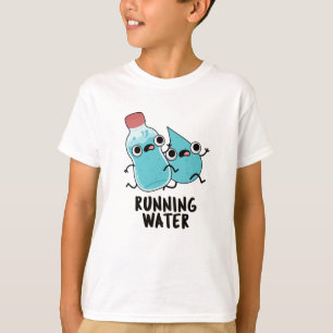 T-shirt Eau courante amusante Plume à eau