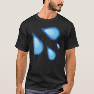T-shirt Eau de goutte à la mode Graphic mou Fly &