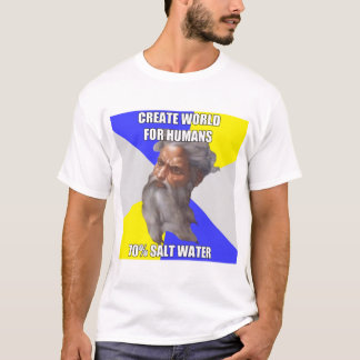 T-shirt Eau de mer de Dieu de Troll