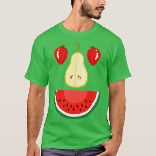 T-shirt Eau de poire de fraise Melon Fruit de visage