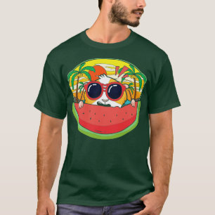 T-shirt Eau de soleil couchant Exotique Lunettes de soleil