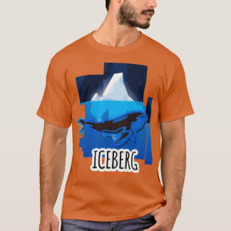 T-shirt Eau d'iceberg de baleine