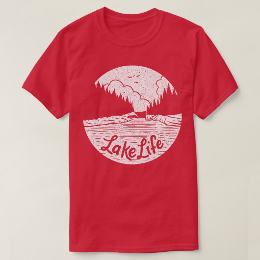 T-shirt Eau du lac Été (Design devant)