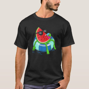T-shirt Eau Flottant Mignonne Watermelon Femmes Eau Fruit