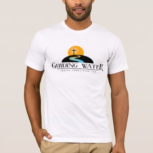 T-shirt Eau guide Conception religieuse (Devant)