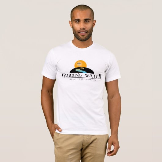 T-shirt Eau guide Conception religieuse (Devant entier)