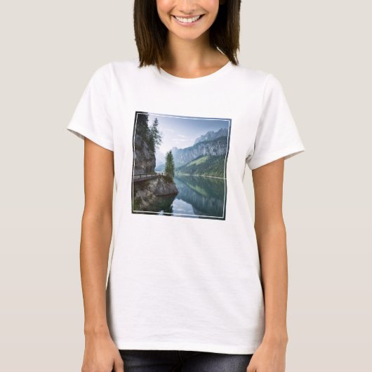 T-shirt Eau | Lac Gosau Salzkammergut Austria (Devant)