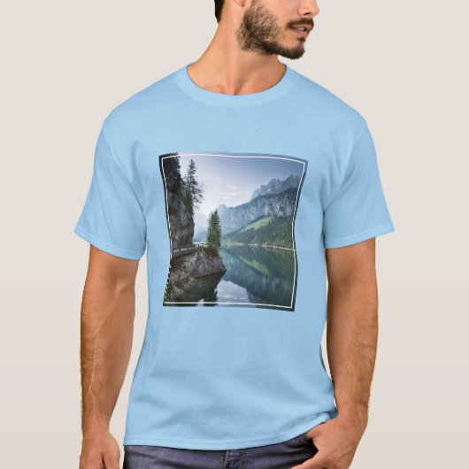 T-shirt Eau | Lac Gosau Salzkammergut Autriche (Devant)