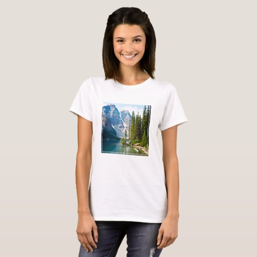 T-shirt Eau | Moraine Lake, Canada (Devant entier)