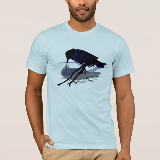 T-shirt Eau potable de Raven avec sa ReflectionT-Chemise (Devant)