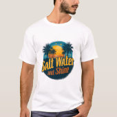T-shirt Eau salée et soleil (Devant)
