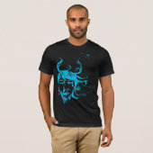 T-shirt eaux bleues (Devant entier)