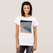 T-shirt Eaux Bleues Tropicales Du Golfe Persique. (Devant entier)