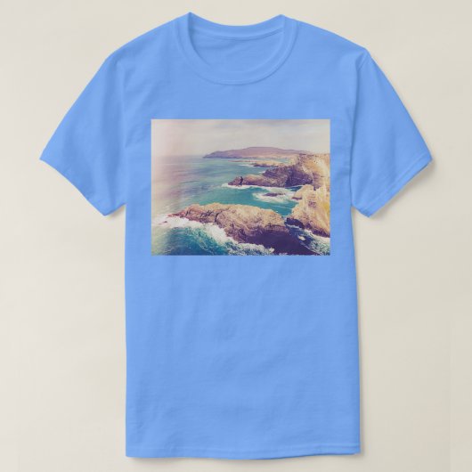 T-shirt Eaux côtières Photo Vintage (Design devant)