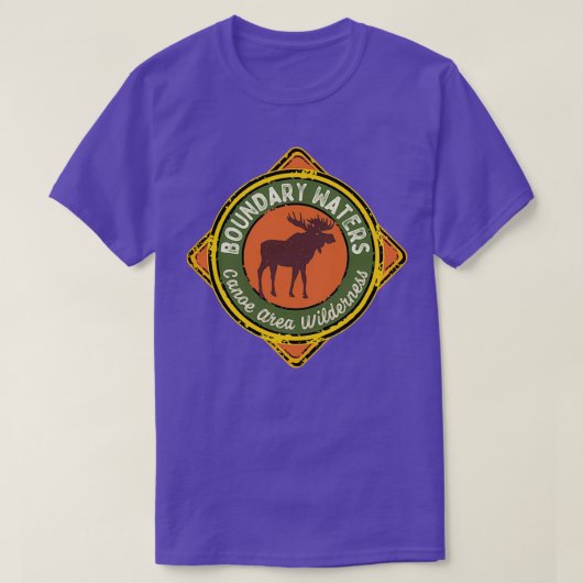 T-shirt Eaux limitrophes Zone de canot Wilderness CCC (Design devant)