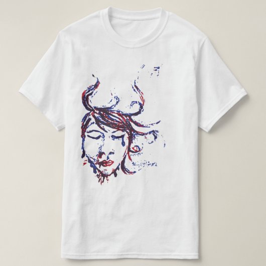 T-shirt eaux sombres (Design devant)