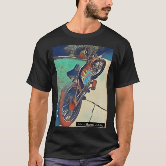 T-shirt eBike garé dans l'allée (Devant)