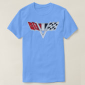 T-shirt Eblème de drapeau Chevy (Design devant)