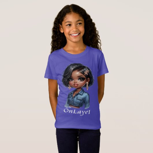 T-Shirt Ebony Jean Diva 2 (Devant entier)